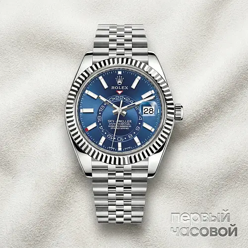 Sky-Dweller Steel Jubilee Blue Dial