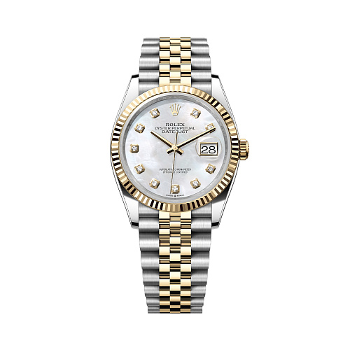 Datejust 36Mm Mother Of Pearl Dial Steel Yellow Gold