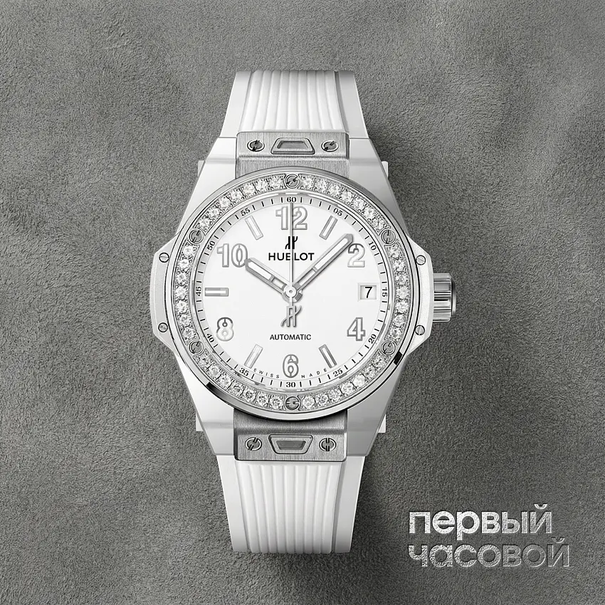 Big Bang One Click Steel White Diamonds 39 Mm