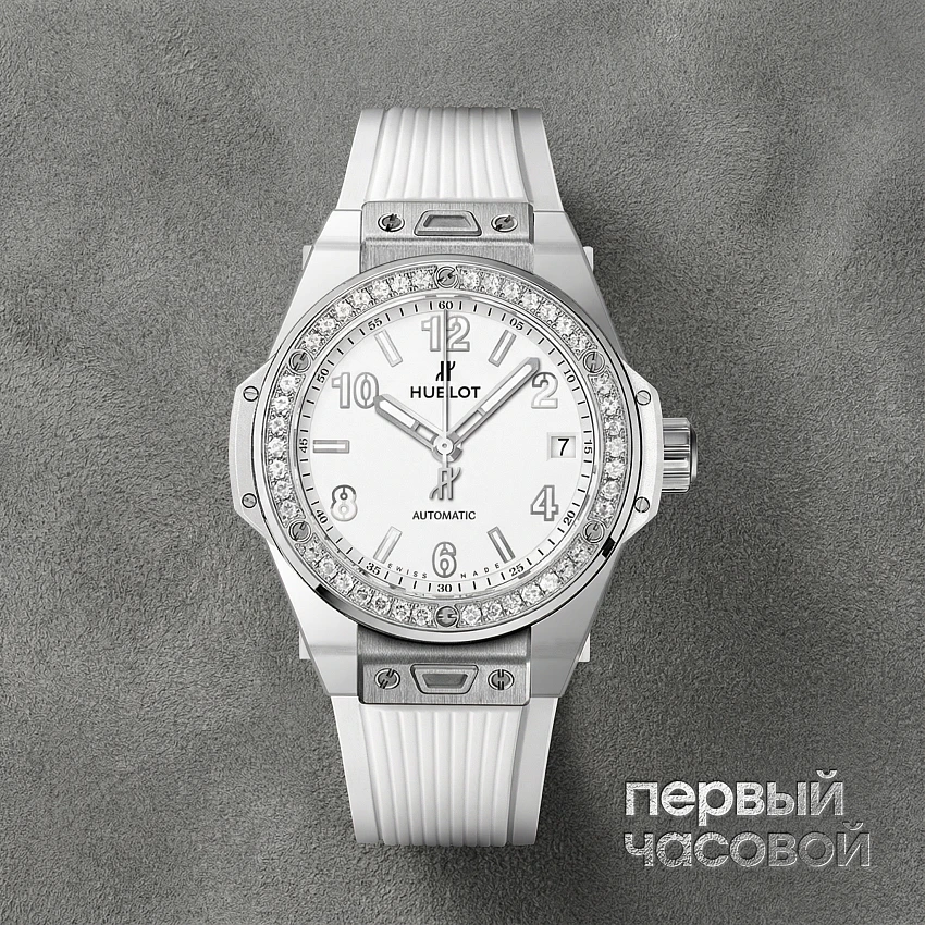Big Bang One Click Steel White Diamonds 39 Mm