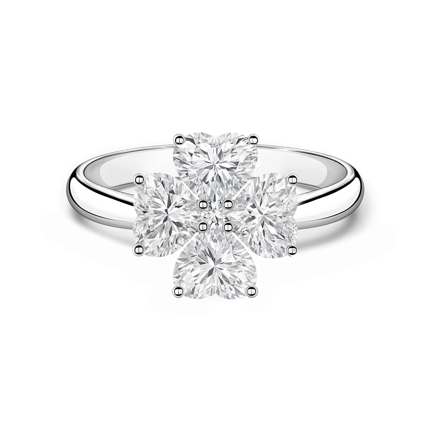 Кольцо с бриллиантами 2,8 ct. H/VS1