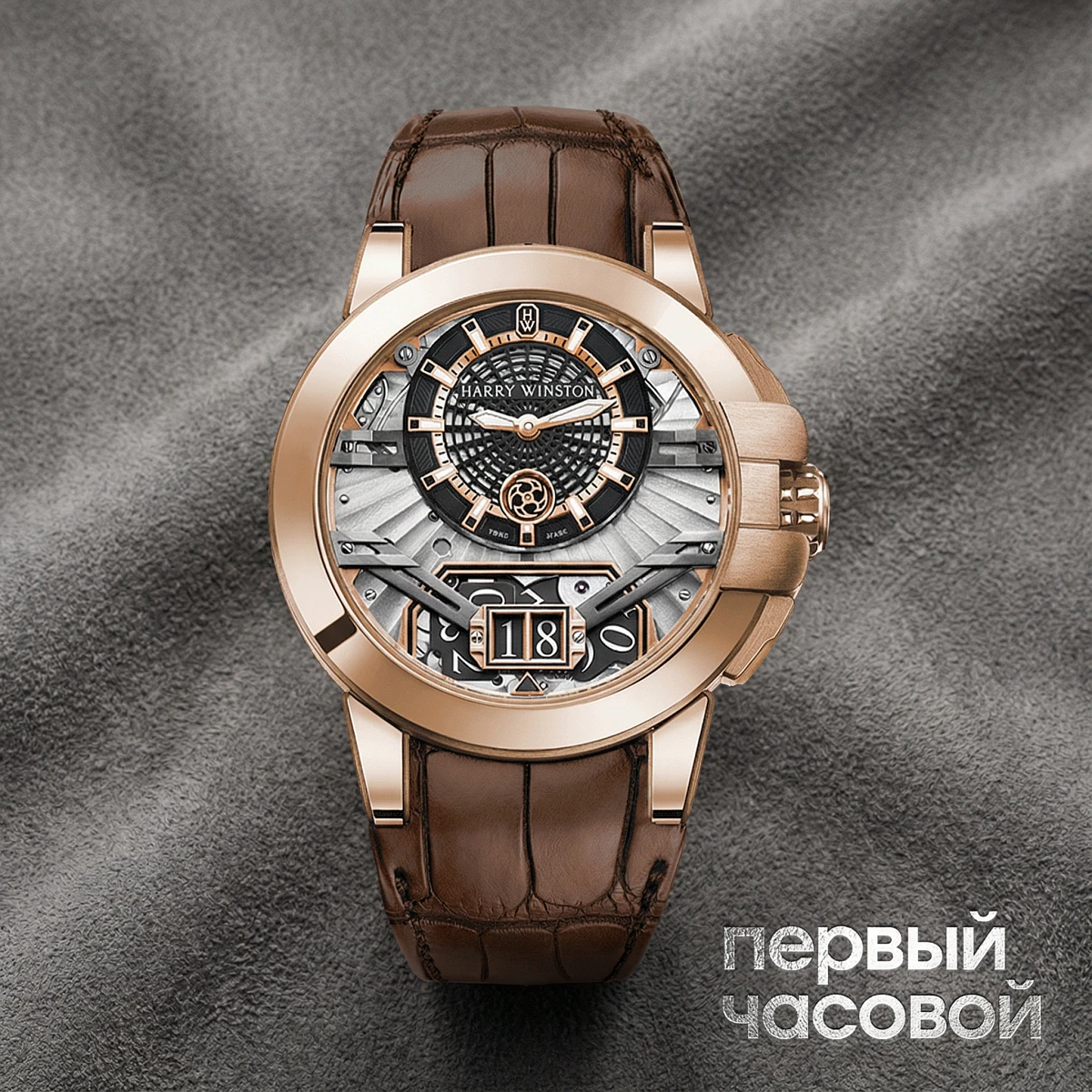 Купить элитные часы Harry Winston Ocean Big Date Automatic 42Mm OCEABD42RR001: в наличии в Москве!
