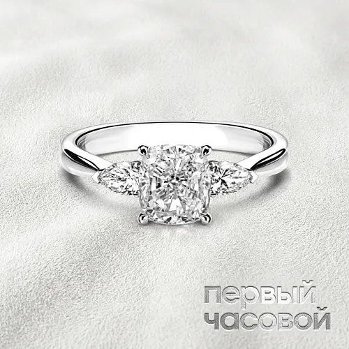 Кольцо с бриллиантом 1,51 ct. I/VS1