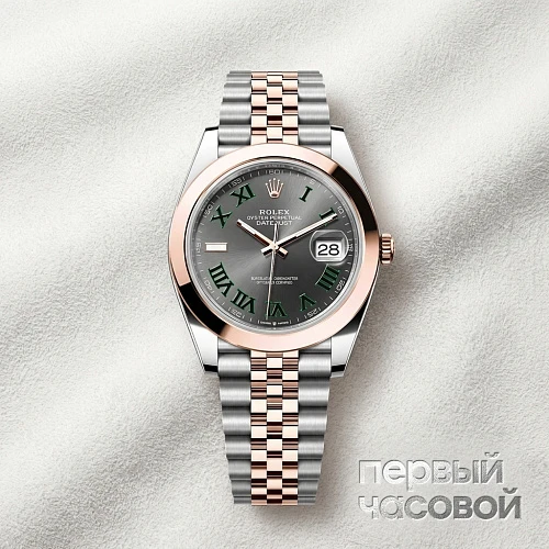 Datejust 41 Wimbledon Dial Jubilee Bracelet