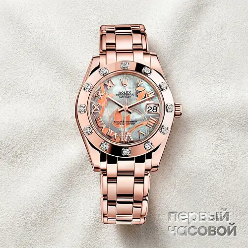 Pearlmaster 34 Pearlmaster Rose Gold Watch