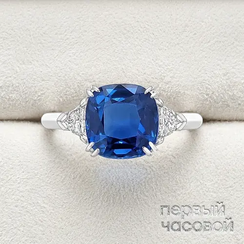 Кольцо с сапфиром 10,63 сt. "Blue"