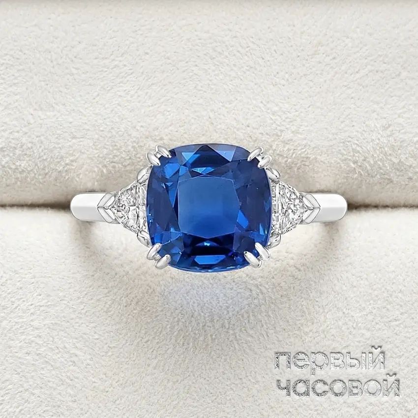 Кольцо с сапфиром 10,63 ct "Blue"