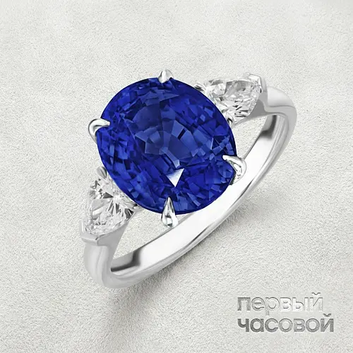 Кольцо С Сапфиром 9,15 Ct.