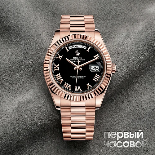 Day-Date Ii President Everose Gold Black Dial