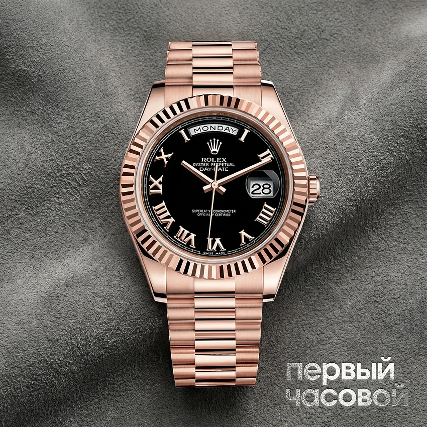 Day-Date Ii President Everose Gold Black Dial