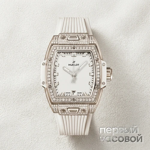 Shaped Spirit Of Big Bang Titanium White Pave