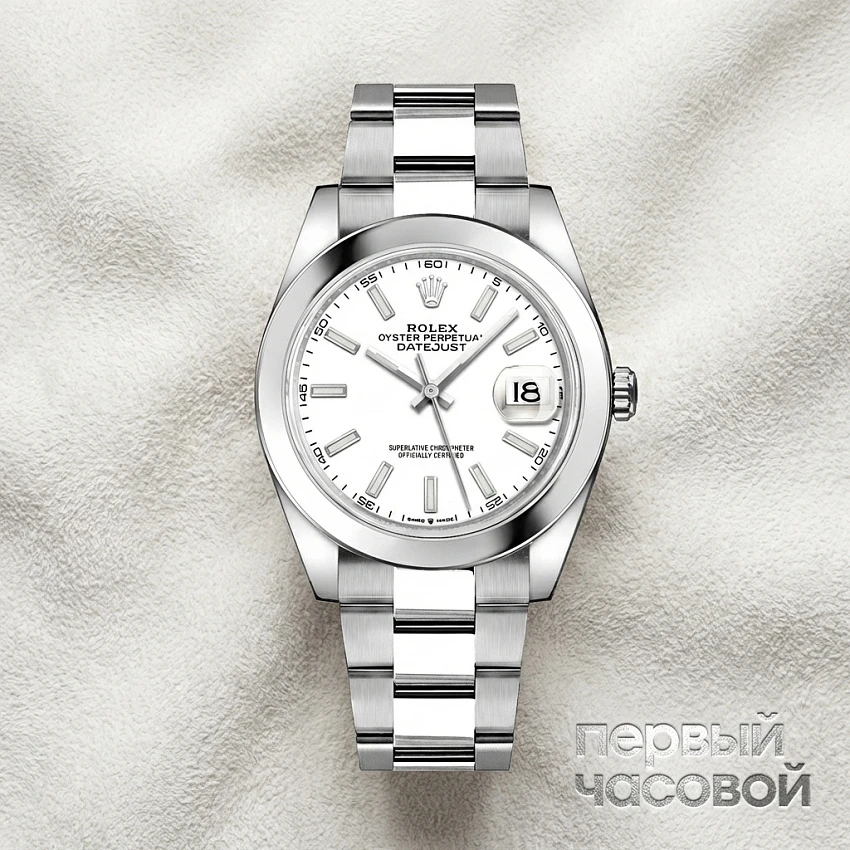 Oyster Perpetual Datejust Ii 41Mm White Dial