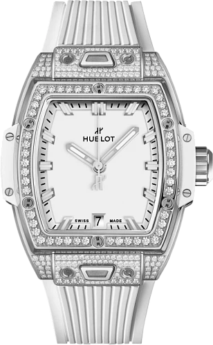 Shaped Spirit Of Big Bang Titanium White Pave