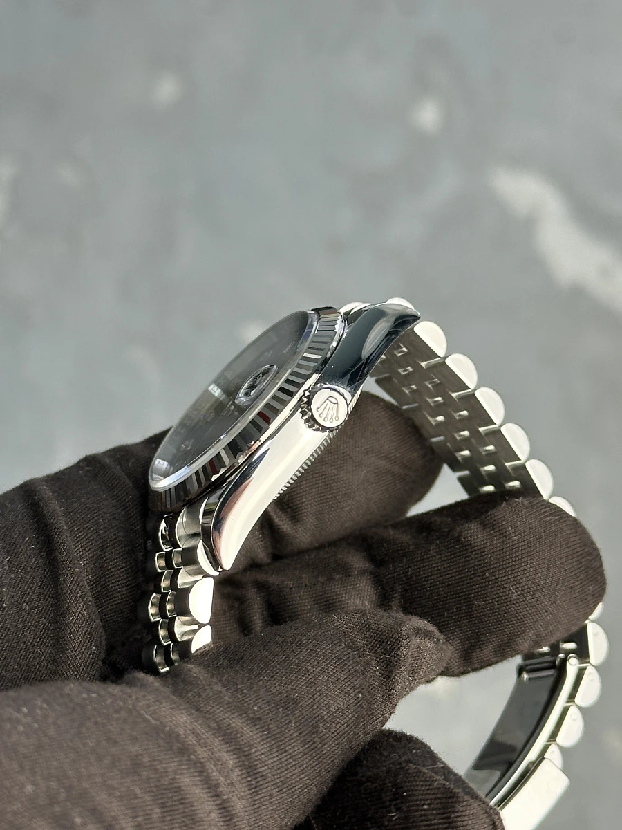 Купить элитные часы Rolex Datejust 36mm Steel &amp; White Gold Black Dial Diamonds 126234: в наличии в Москве!