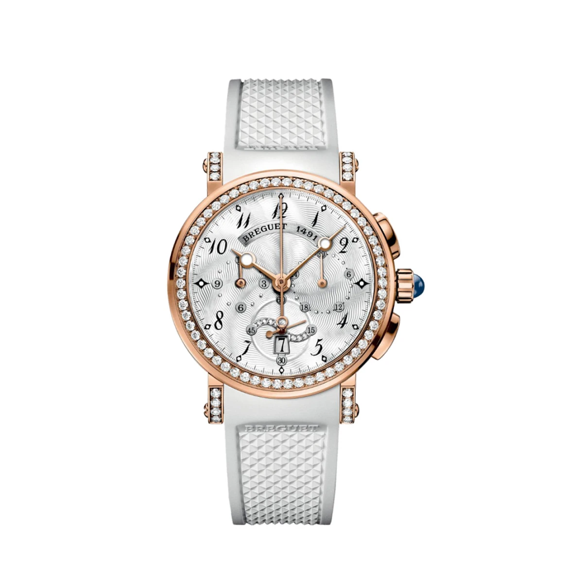 Купить элитные часы Breguet Marine Lady Chronograph Rose Gold 8828BR: в наличии в Москве!