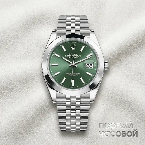 Oyster Perpetual Datejust 41 Mm Mint Green