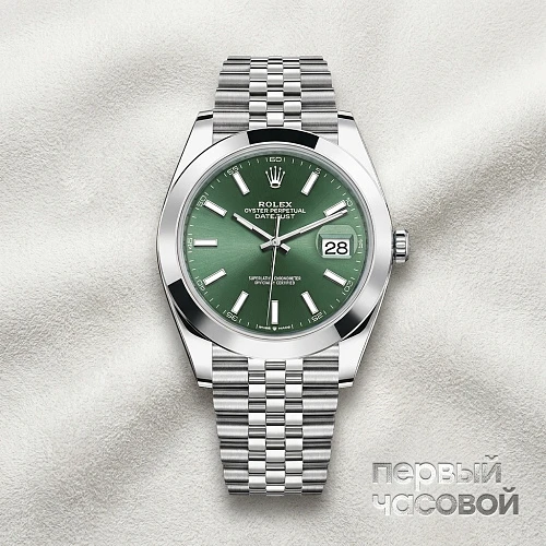 Oyster Perpetual Datejust 41 Mm Mint Green