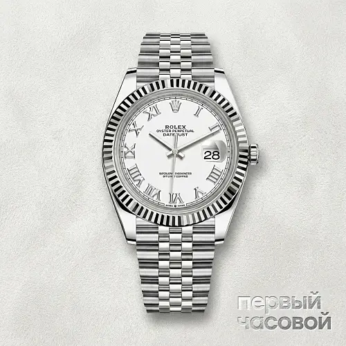 Datejust II 41mm White Dial Roman 2021