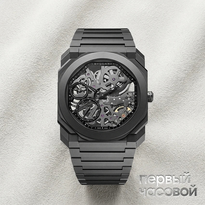 Octo Finissimo Skeleton Ultra-Thin Monochrome Ceramic 40Mm
