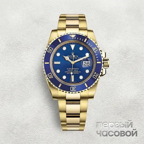 Submariner Yellow Gold Blue Discontiniued (Новые В Пленках)
