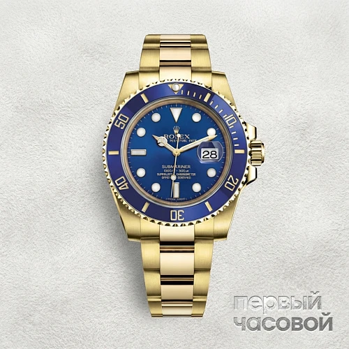Submariner Yellow Gold Blue Discontiniued (Новые В Пленках)