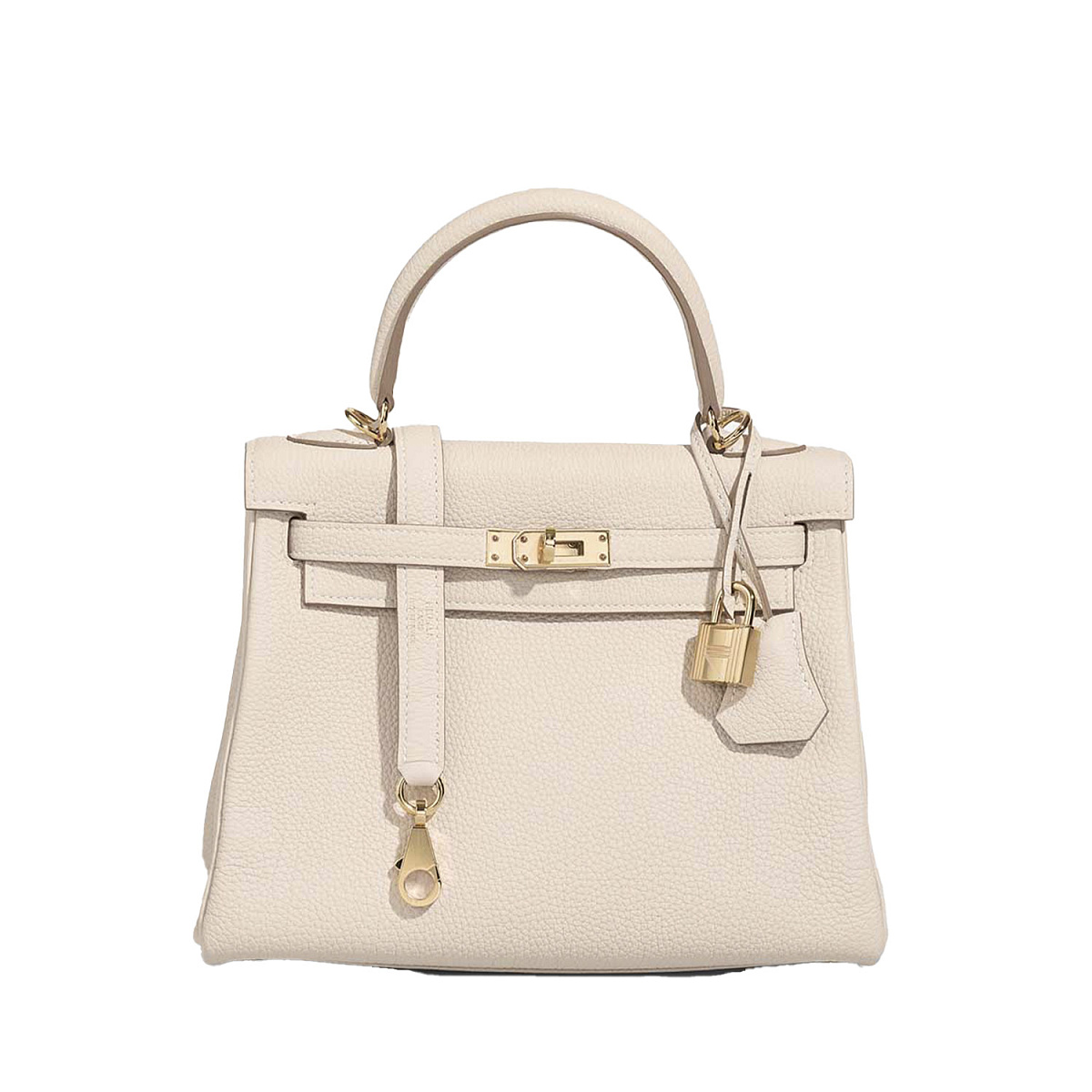 Hermes Hermès Kelly 25 Togo Craie