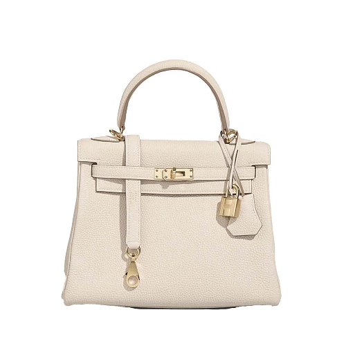 Hermès Kelly 25 Togo Craie