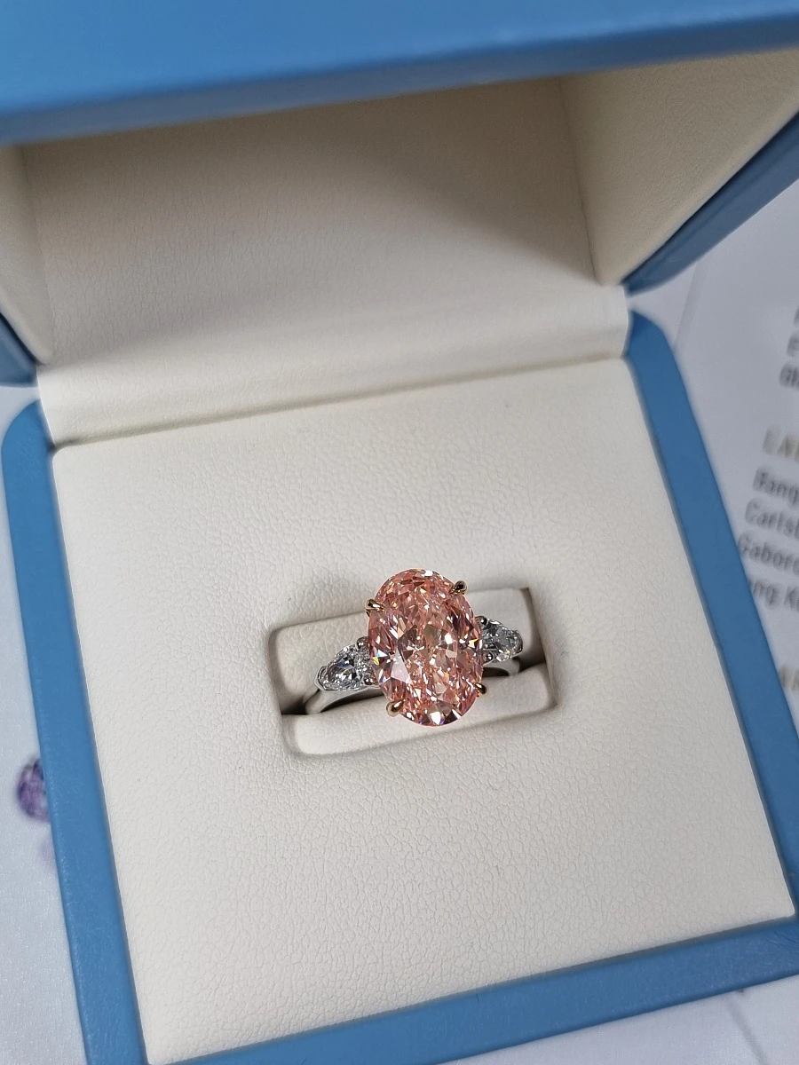 Купить украшение NO NAME Кольцо с бриллиантом 4,51 ct. Fancy Intense pink*/SI1 : в наличии в Москве!