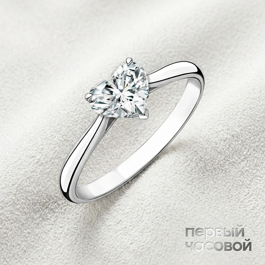 Кольцо 1,01 ct. I/Internally Flawless "Неаrt"