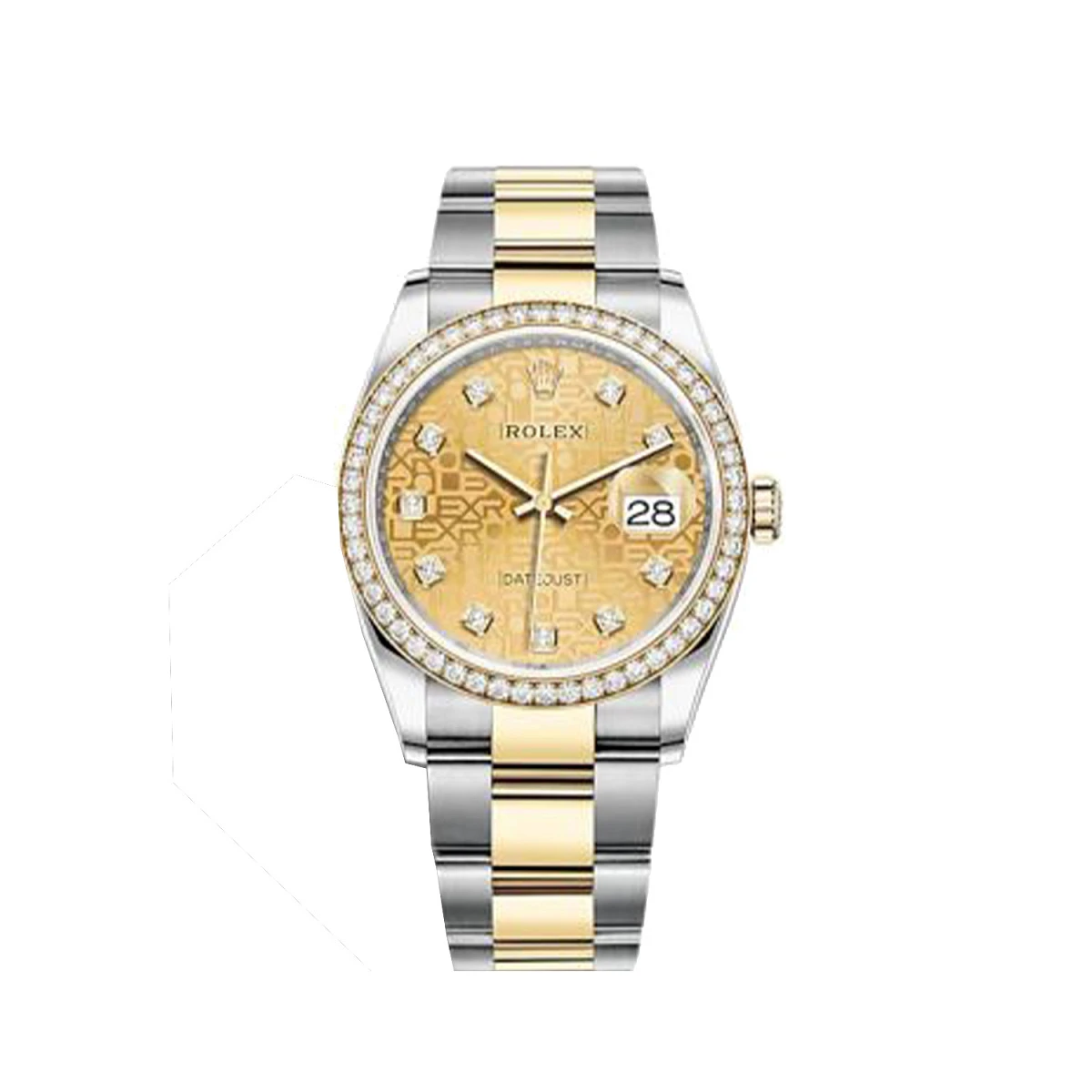 Купить элитные часы Rolex Datejust 36mm Oystersteel Yellow Gold and Diamonds Computer Dial 126283RBR: в наличии в Москве!