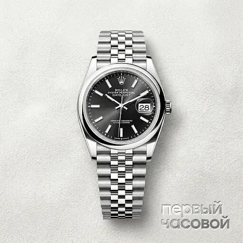 Datejust 36Mm Black Dial Jubilee Bracelet