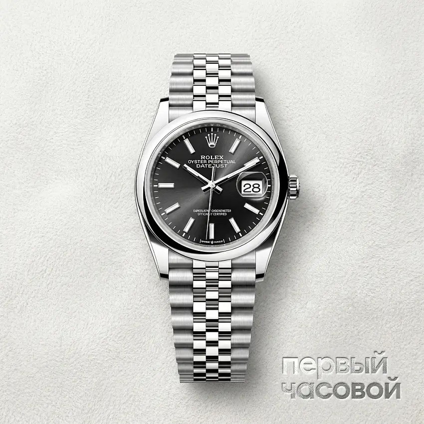 Datejust 36Mm Black Dial Jubilee Bracelet