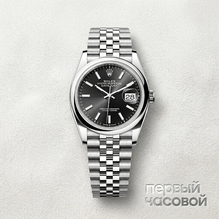 Datejust 36Mm Black Dial Jubilee Bracelet