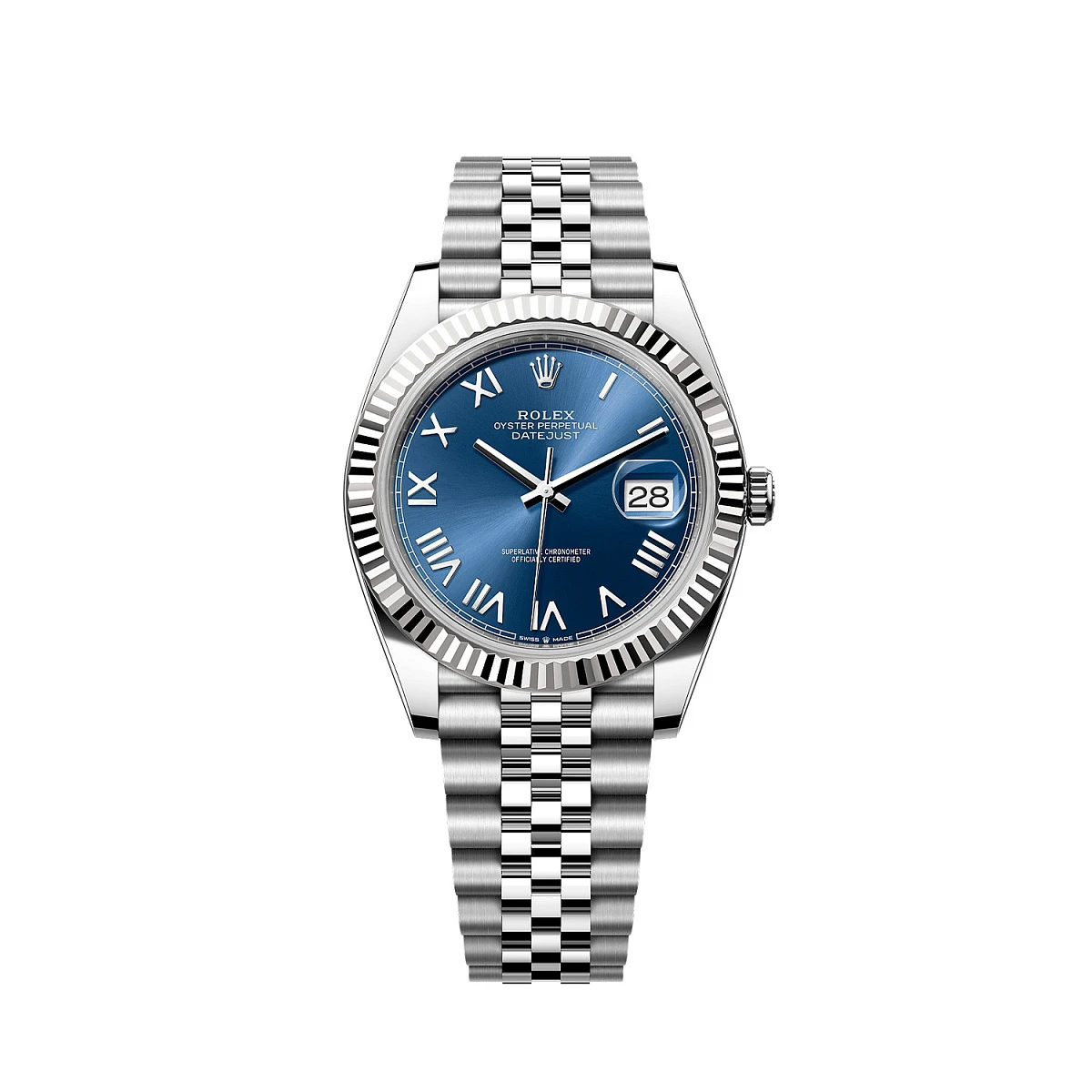 Купить элитные часы Rolex Datejust 41Mm Blue Roman 126334-0038: в наличии в Москве!