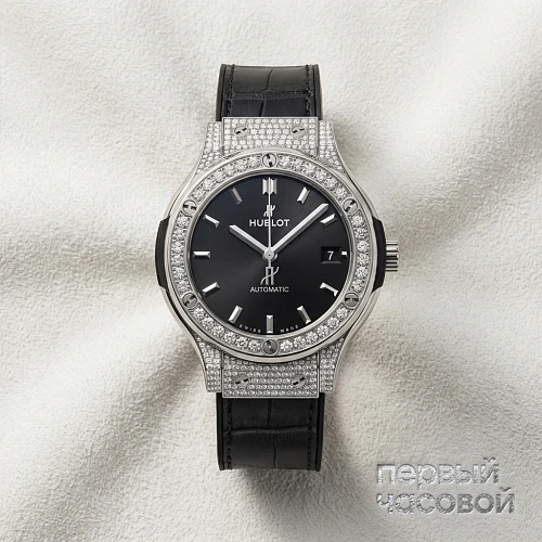 Classic Fusion Titanium Pave 38 mm