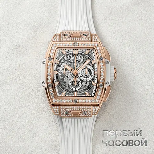 Spirit of Big Bang King Gold White Pave