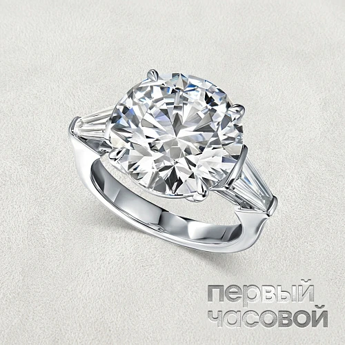 Кольцо 5,06 ct. E/VS1 Laboratory Grown Diamond