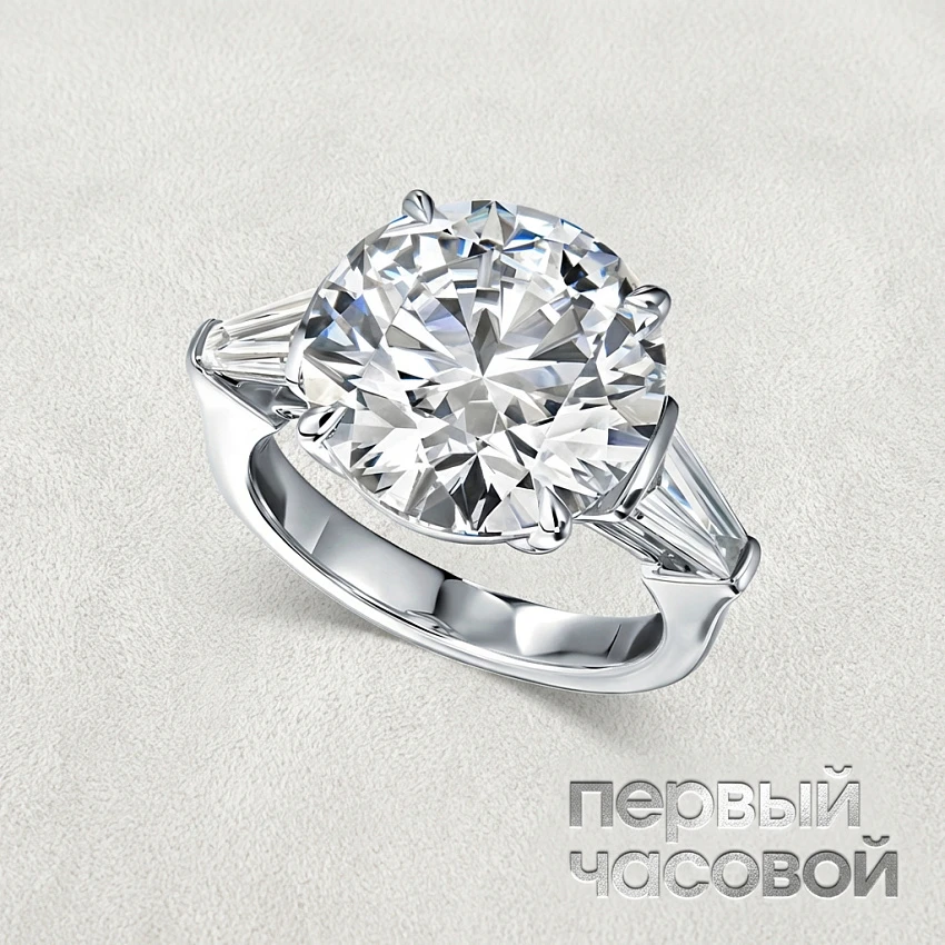 Кольцо 5,06 ct. E/VS1 Laboratory Grown Diamond