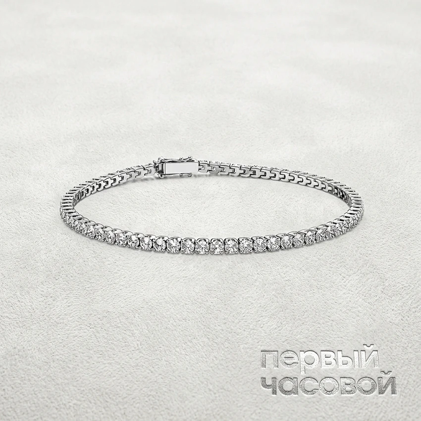 Браслет с бриллиантами 4,9 ct. 