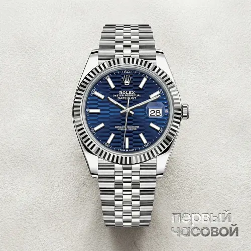 Datejust 41Mm Blue Fluted Motif 2023