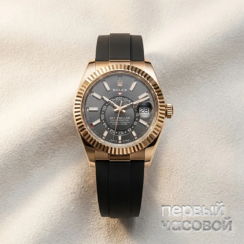 Oyster Perpetual Sky-Dweller Yellow Gold Oysterflex