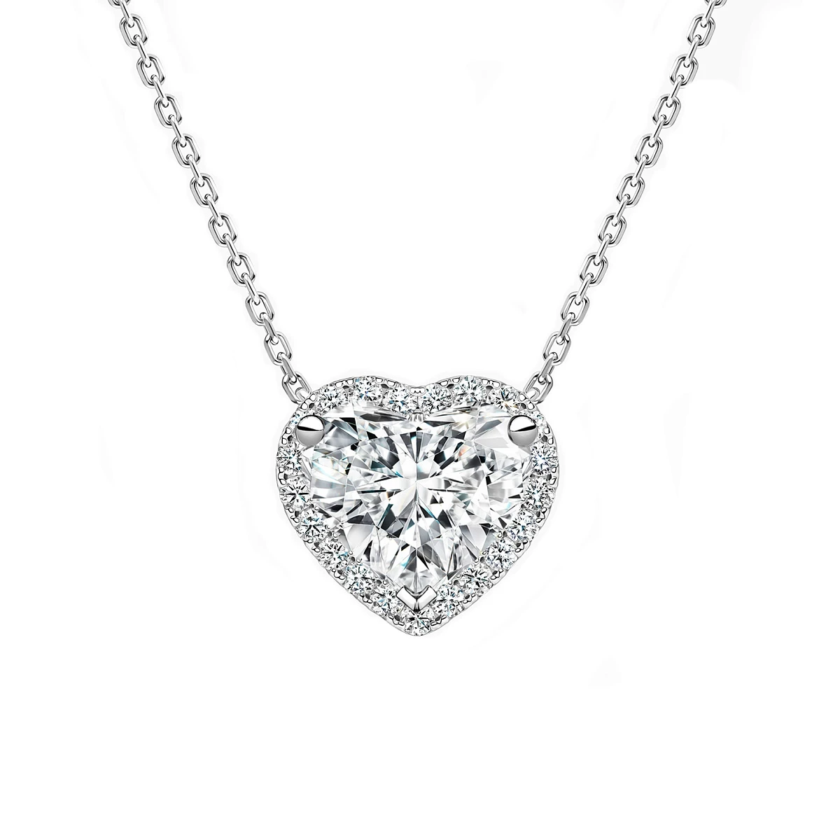 Studio jewelry Подвеска 1,00 ct. J/Internally Flawless "Heart Diamond"