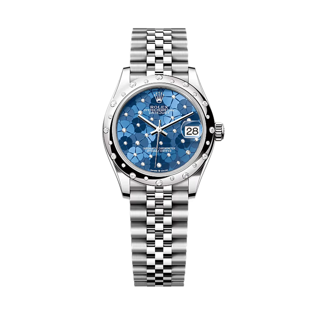 Купить элитные часы Rolex Oyster, 31 mm, Oystersteel, white gold and diamonds 278344RBR: в наличии в Москве!