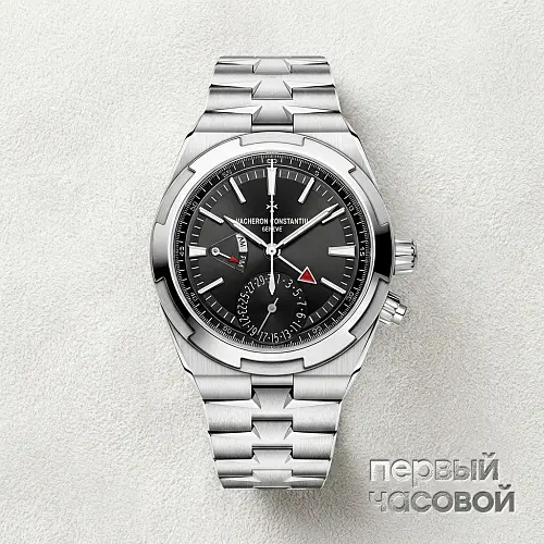 Overseas Dual Time Black Dial