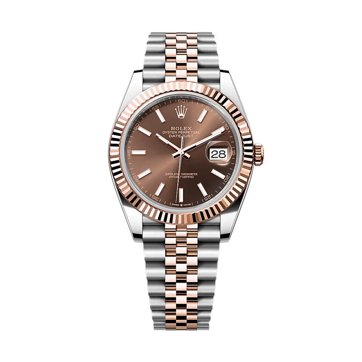 Купить элитные часы Rolex Datejust 41 Oyster Oyster steel Everose 126331: в наличии в Москве!