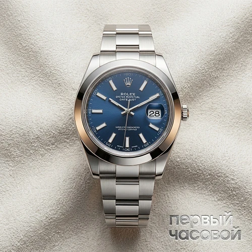 Oyster Perpetual Datejust II Blue Dial Sticks