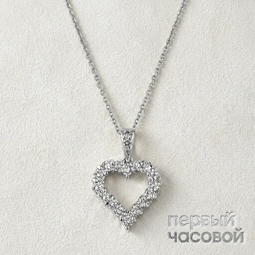 Подвеска Diamond Heart Silhouette