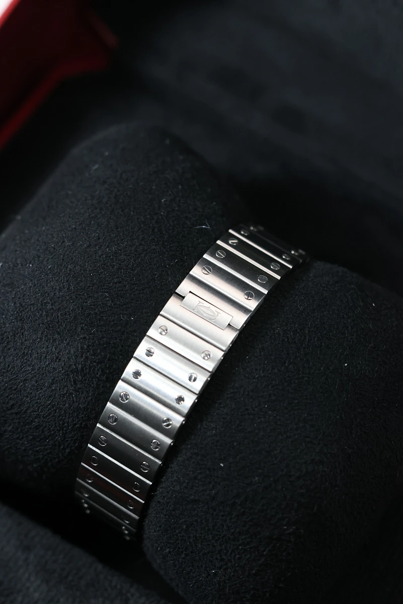Cartier Santos De Cartier Small Model Silver Dial WSSA0082 — фото 4