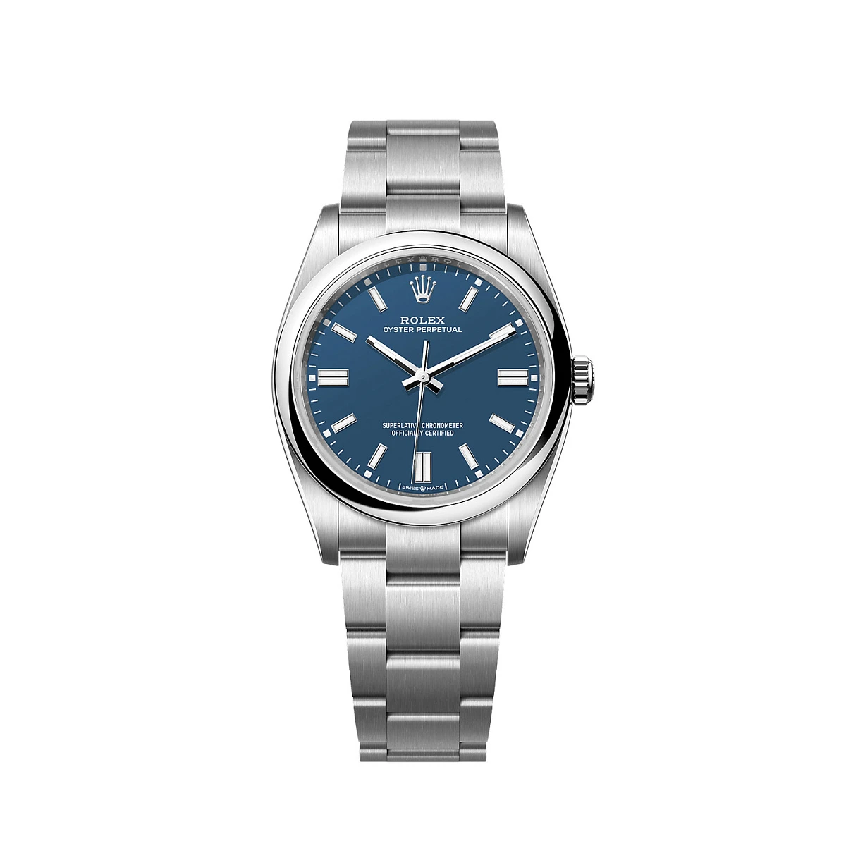 Купить элитные часы Rolex Oyster Perpetual 36 Blue Dial 126000-0015: в наличии в Москве!