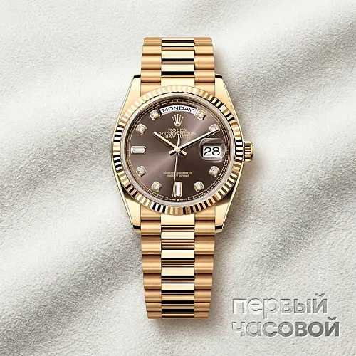 Day-Date 36 Mm Yellow Gold Dark Grey Dial